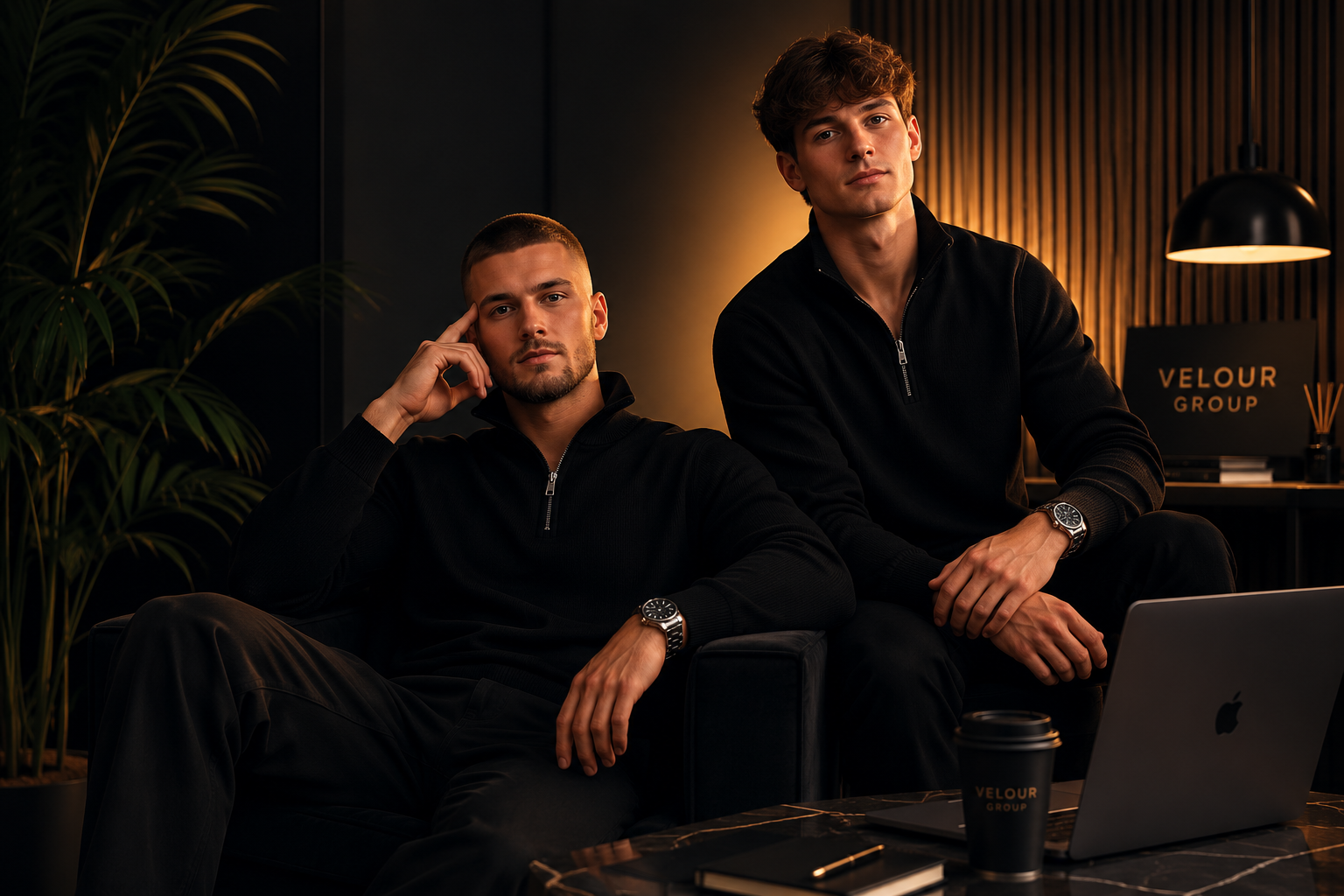 Основатели Velour Group за работой